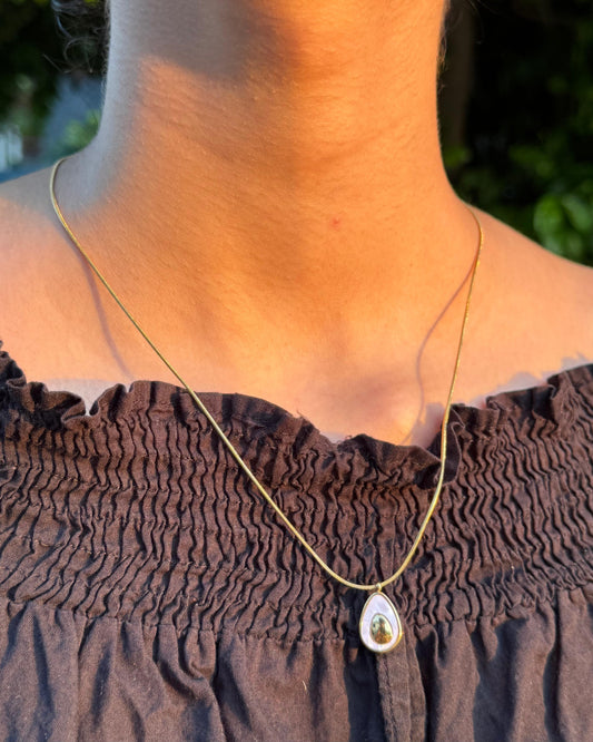 Gold Avocado Pendent