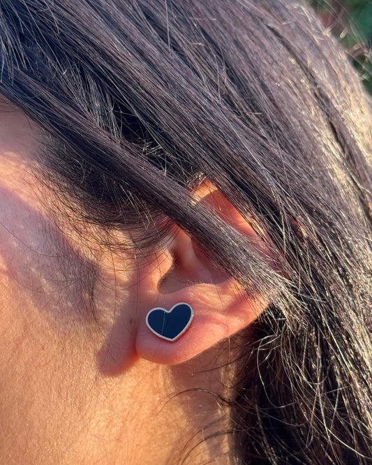 Heart Stud Earrings