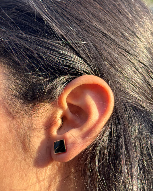 Onyx Stud Earrings